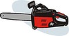 Vector clipart: chainsaw