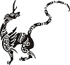 Vector clipart: Chinese mythical creature