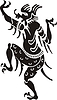 Vector clipart: Chinese mythic creature