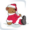 Vector clipart: Christmas bear