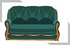 Vector clipart: couch