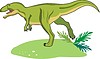 Vektor Cliparts: Dinosaurier