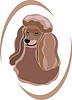 Vector clipart: poodle