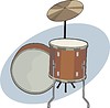 Vector clipart: drum