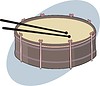 Векторный клипарт: барабан