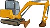 Vector clipart: excavator