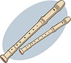 Vector clipart: flute