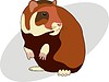 Vector clipart: guinea-pig