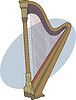 Vector clipart: harp