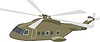 military helicopter