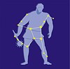 Vector clipart: constellation Hercules