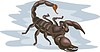 Векторный клипарт: скорпион