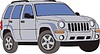 Vector clipart: Jeep Liberty