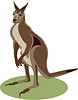 Vector clipart: kangaroo