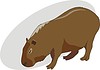 Vector clipart: kapibara