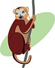 Vector clipart: lemur