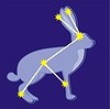 Vector clipart: constellation Lepus