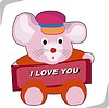 Vector clipart: I love you