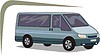 Vector clipart: microbus