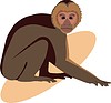 Vector clipart: monkey