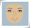 Vector clipart: nose