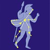 Vector clipart: constellation Perseus