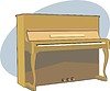 Vector clipart: piano