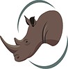 Vector clipart: rhinoceros