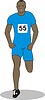 Vector clipart: runner