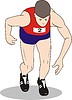 Vector clipart: runner