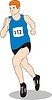 Vector clipart: runner