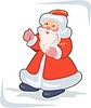 Vector clipart: Santa Claus