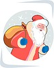 Vector clipart: Santa Claus