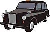 Векторный клипарт: лондонское такси