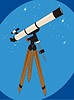 Векторный клипарт: телескоп