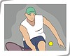 Vector clipart: tennis