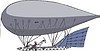 Vector clipart: airship