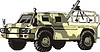 Vector clipart: armored car