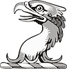 Vector clipart: crest griffin head