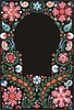 Vector clipart: floral frame