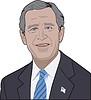 Vector clipart: George Bush