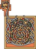 Vector clipart: celtic ornamental initial letter