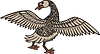 Vector clipart: goose