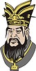 Vector clipart: Confucius