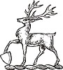 Vector clipart: deer