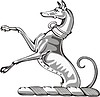 Vector clipart: greyhound crest