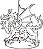 Vector clipart: dragon