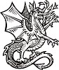 Vector clipart: dragon