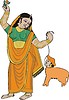 Vector clipart: Durga