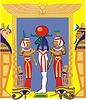 Vector clipart: egyptian gods